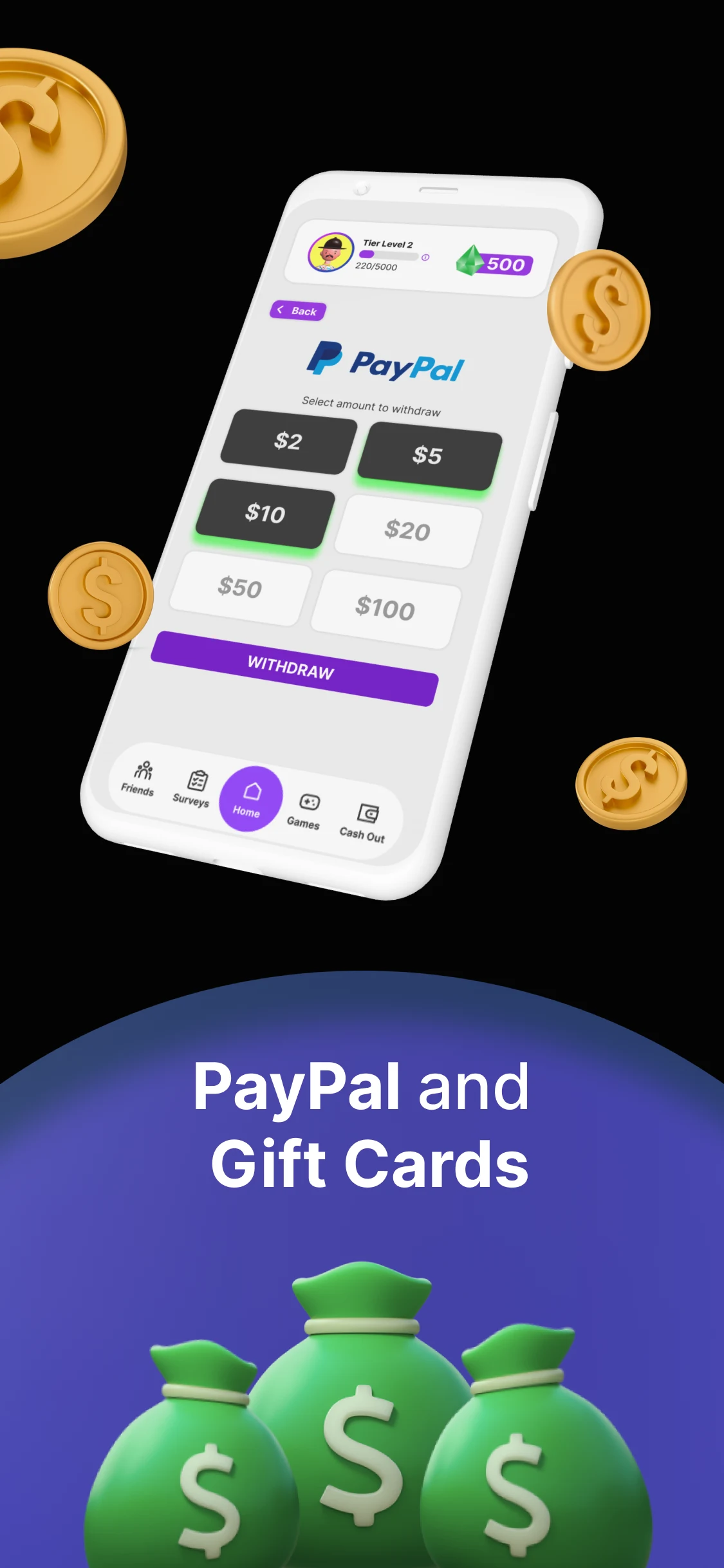 PocketPayouts - Cash Rewards! screenshot
