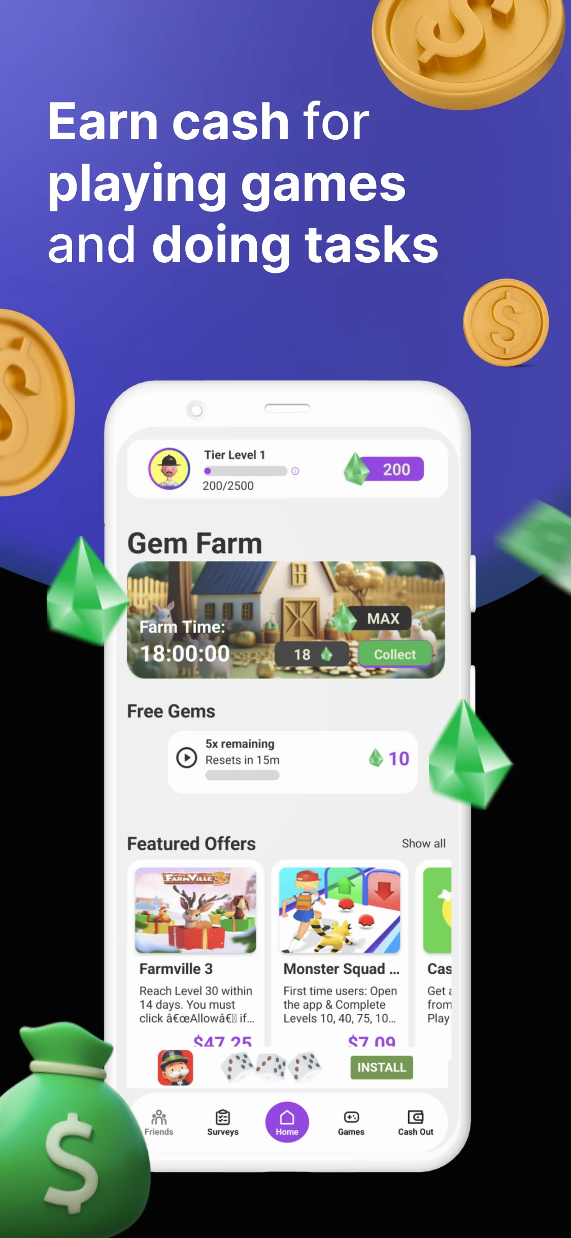 PocketPayouts - Cash Rewards! screenshot
